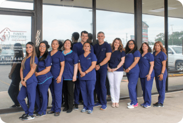 Family Dentistry of San Antonio all team outside